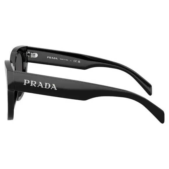 New PRADA Sunglasses PR C04S 16K08Z Black Square Acetate  display picture 1